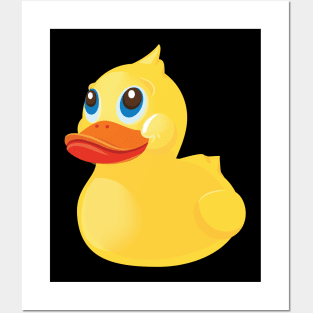 Yellow Rubber Duck - Oblique Left Front Posters and Art